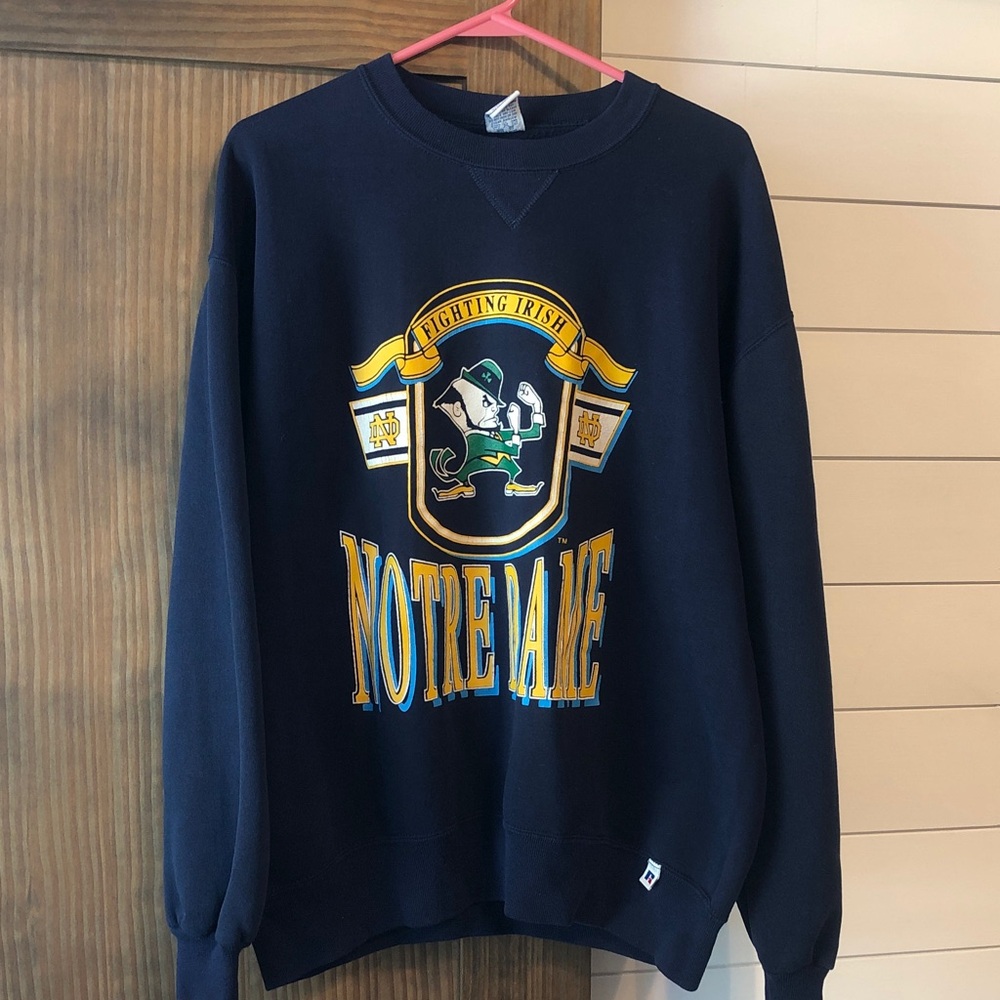 Vintage Notre Dame University Crewneck Sweater